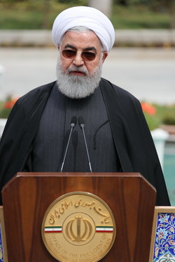 روحانی از امریکا شکایت می‌کند