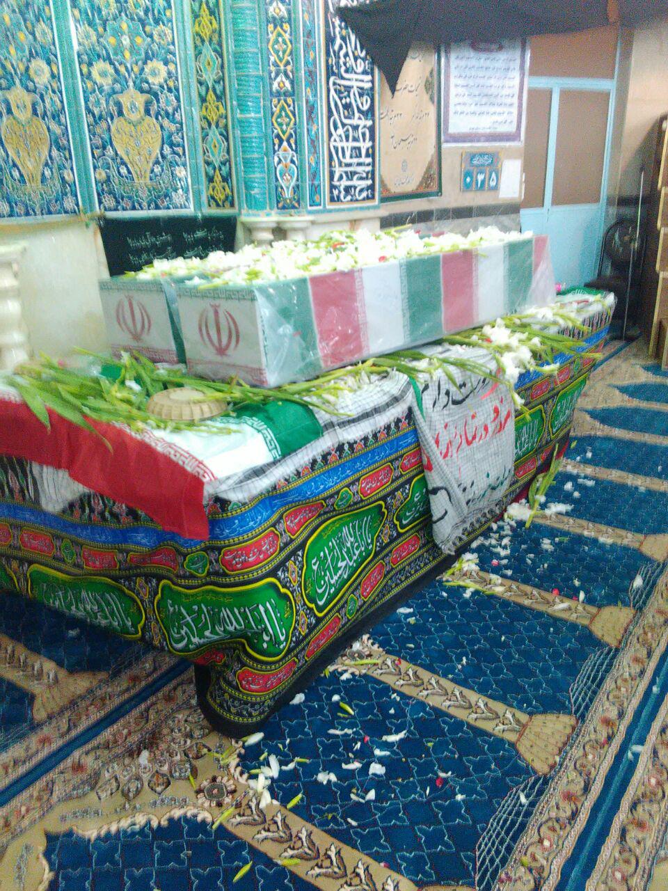 مراسم تشیع و خاکسپاری ۲ شهید گمنام مراسم تشیع و خاکسپاری ۲ شهید گمنام