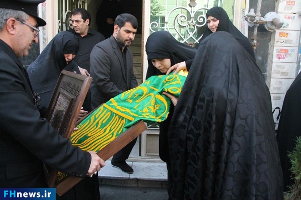جشن میلاد شهدای متولد تیر با حضور خادمان حرم رضوی