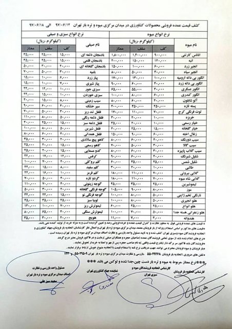 برای رفع مایحتاج&zwnj;تان میوه بخرید!