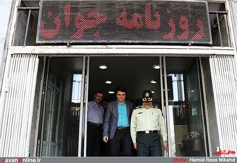 بازديد سردار رحيمي از روزنامه جوان