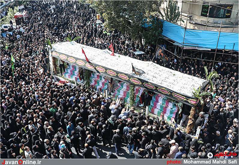 تشییع پیکر مطهر ۱۳۵ شهید گمنام دفاع مقدس