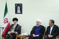 رئیس جمهور و اعضای هیات دولت با رهبر انقلاب دیدار کردند