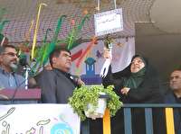 نواختن زنگ آغاز سال تحصیلی در اسلامشهر
