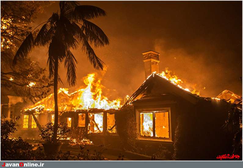 آتش سوزی گسترده در کالیفرنیای آمریکا