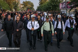 رئیس پلیس تهران در راهپیمایی جاماندگان اربعین