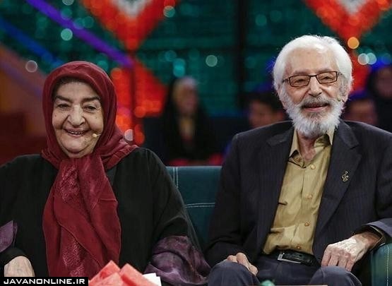 جمشید مشایخی در کنار همسرش +عکس