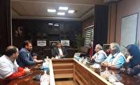 دیدار هنرمندان سینما و تئاتر با فرماندار اسلامشهر