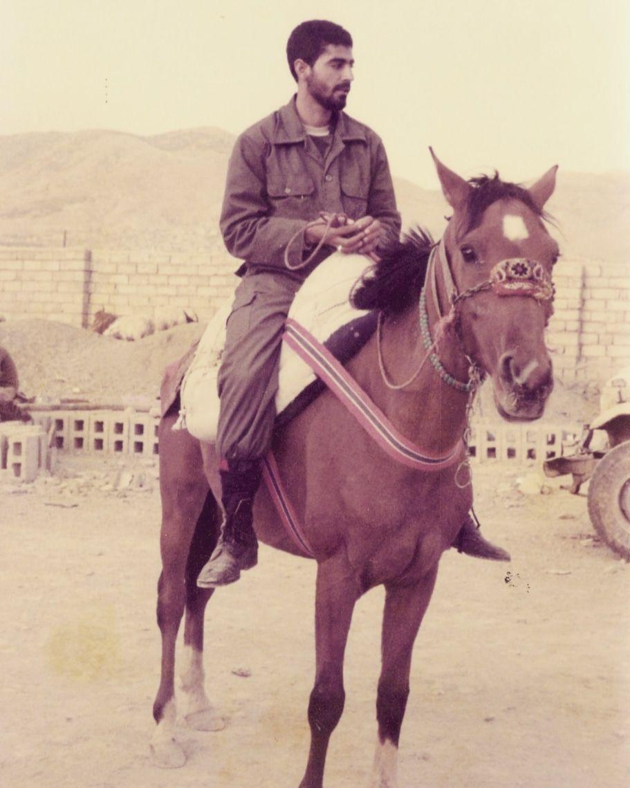 تصویری کمتر دیده‌شده از «حاج قاسم سلیمانی»