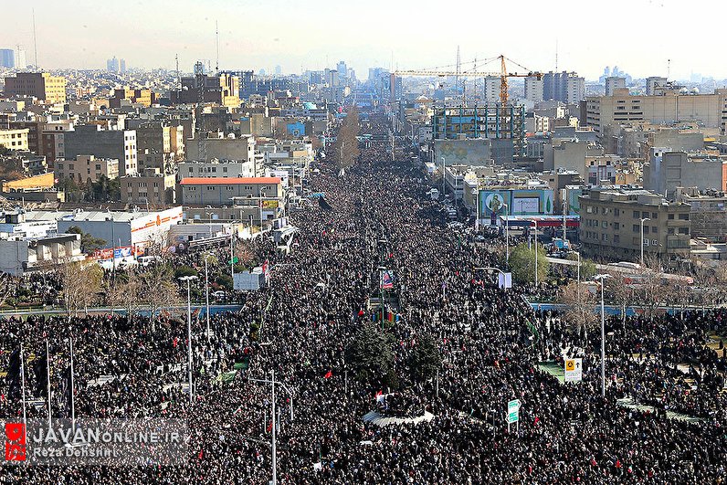 تشییع پیکر سپهبد شهید «حاج قاسم سلیمانی» و شهدای مقاومت - ۳