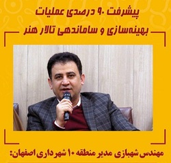 پیشرفت ۹۰ درصدی عملیات بهینه‌سازی و ساماندهی تالار هنر