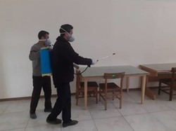 ضدعفونی کتابخانه‌های استان اردبیل درراستای مقابله با ویروس کرونا