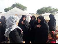 استقرار خیاط‌خانه‌های صلواتی بانوان در مناطق سیل زده