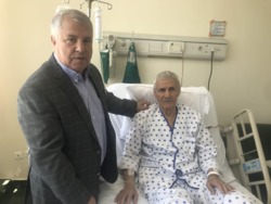 عیادت سلطان از سرمربی اسبق تیم‌ملی +عکس