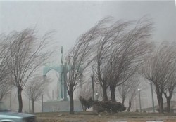 وزش باد نسبتا شدید امروز در تهران