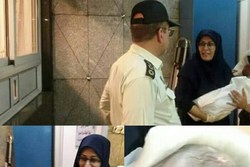 وقتی  پلیس زن مترو  امدادگر می‌شود + تصاویر