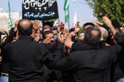 سوگواری عزاداران حسینی در سراسر کشور +تصاویر