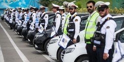 آماده باش مأموران پلیس راهور در طرح بازگشایی مدارس