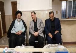دیدار شهردار منطقه8 با آیت ا.. سید محمد تقی قاضی طباطبایی