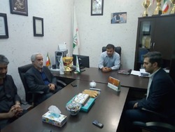دیدار سردار یزدانی با هیات تنیس روی میز استان تهران