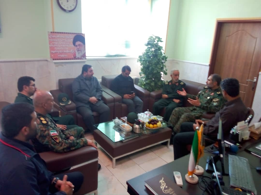 دیدار رئیس سازمان ورزش بسیج با سردار جان نثاری به مناسبت هفته ناجا