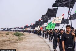 جاماندگان پیاده‌روی اربعین حسینی بخوانند