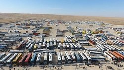 استقرار ۱۱ هزار دستگاه اتوبوس در مرز‌ها