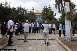 تعرض بیش از ۴۰۰ شهرک‌نشین صهیونیست به مسجد الاقصی