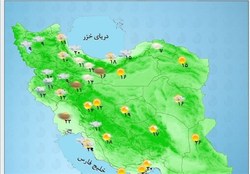 پیش بینی باران در ۱۰ استان