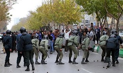 نیروی انتظامی ؛نیات پلید گروهی تخریبگر واغتشاشچی را خنثی کرد