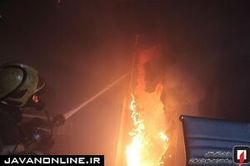 گاراژ چهار هزار متری جنوب تهران طعمه حریق شد