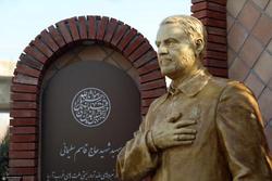 المان شهید سپهبد حاج قاسم سلیمانی رونمایی شد