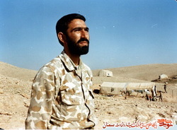 آتش سنگین دشمن از اراده قوی شهید شهروی کم نکرد