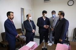 بازدید رئیس کل دادگستری استان البرز از حوزه قضایی ساوجبلاغ