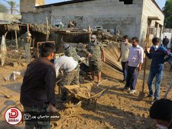 سیل هم حریف دانشجویان جهادی نشد