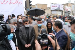 کلنگ‌زنی طرح تعریض زیرگذر راه آهن سرحدآباد انجام شد