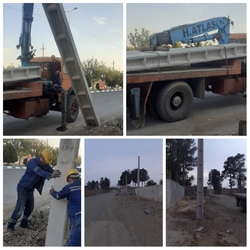 احداث 1500 متر کابل خودنگهدار برق در جنوب شهرستان کرج