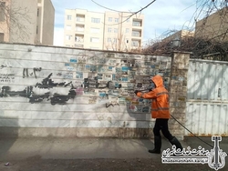 نصب برچسب‌های تبلیغاتی بر دیوار و درب منازل ممنوع است