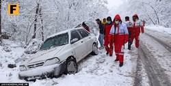 امدادرسانی به ۵۳۸۰ نفر در ۱۷ استان متاثر از برف و کولاک