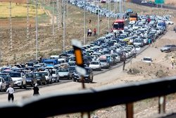 ترافیک سنگین در همه محور‌های خروجی از تهران به سمت استان‌های شمالی