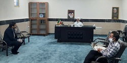 دیدار رئیس اداره فرهنگ و ارشاد اسلامی شهرستان اسلامشهر با امام جمعه چهاردانگه