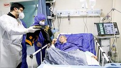 عیادت خادمین آستان مقدس حضرت عبدالعظیم (ع) از بیماران کرونایی بیمارستان هاجر (س)