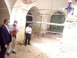 آغاز مرمت مسجد جوادالائمه( مسجد قلعه) شهرستان خلیل‌آباد