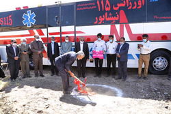 کلنگ بیست و چهارمین پایگاه اورژانس نیشابور زده شد