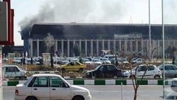 آتش سوزی محوطه ایستگاه راه آهن مشهد خسارتی نداشت
