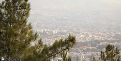آلودگی هوا به دلیل افزایش غلظت ازن در پایتخت