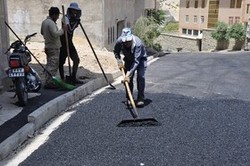 بهسازی ۳۹۰۰ مترمربع از معابر منطقه ۷ شهرداری کرج