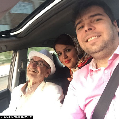 احمد پورمخبر در کنار پسر و دخترش +عکس