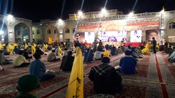 همایش بین‌المللی لشکر فاطمیون در حرم مطهر رضوی برگزار شد