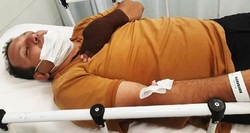 ناظر بهداشتی دامپزشکی کشتارگاه صنعتی دام فساران راهی بیمارستان شد